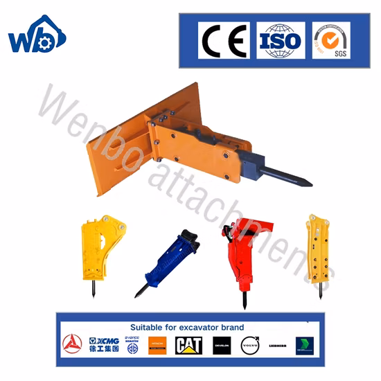 Jthb150/Jthb310/Jthb350 Rock Chisel Wedge Conical Blunt Moil Point Chisel for Hydraulic Breaker of Komats Excavator